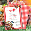 Search for apple of my eye baby shower invitations Watercolor