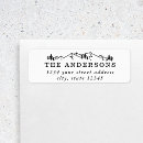 Search for landscape return address labels Rustic