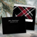 Search for red white gingham envelopes Classic