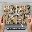 Search for angel wrapping paper Black and white