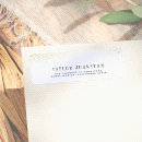 Search for gold glitter confetti return address labels Stylish