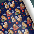 Search for capybara wrapping paper Winter