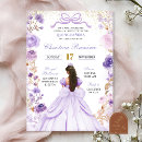 Search for purple sweet 15 invitations Daughter