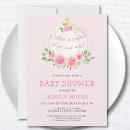 Search for little pumpkin baby girl shower invitations Floral