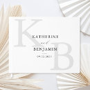Search for black and white guest books Typography