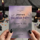 Search for purple halloween invitations Spooky halloween party