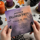 Search for purple halloween invitations Spooky halloween party