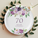 Search for 70th birthday plates Elegant