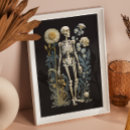 Search for black death posters Skeleton