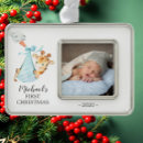 Search for giraffe christmas tree decorations Baby's first christmas