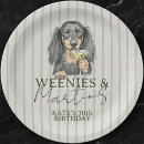 Search for dachshund paper plates Doxie