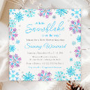 Search for winter baby sprinkle invitations A little snowflake