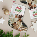 Search for merry and bright christmas stockings Modern