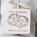 Search for horse wedding stickers Elegant