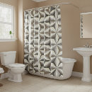 Search for gray cream shower curtains Geometric