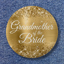 Search for grandmother of the bride badges Gold