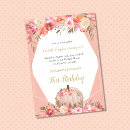 Search for rose gold pumpkin invitations Elegant