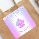 Search for purple cupcake stickers Girly