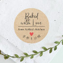 Search for love script stickers Kraft paper