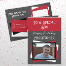 Search for son birthday cards Red
