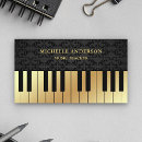 Search for keyboard player business cards Piano lessons
