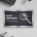 Search for private investigator business cards Consultant