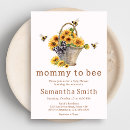 Search for bumble bee baby shower invitations Sunflower