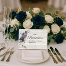 Search for navy blue silver wedding table cards Trendy
