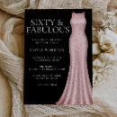 Search for black and gold 60th birthday invitations Dress