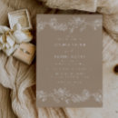 Search for pale wedding invitations Taupe