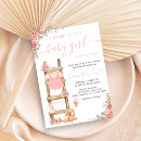 Search for clothesline baby girl shower invitations Floral