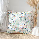 Search for leaf pattern cushions Pastel