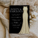 Search for forty and fabulous invitations Fortieth