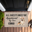 Search for corgi doormats Dog