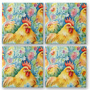 Search for chicken tiles Watercolor
