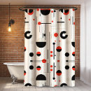 Search for red black gray shower curtains Abstract
