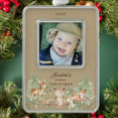 Search for raccoon christmas tree decorations Baby's first christmas