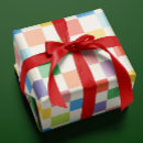 Search for checkerboard wrapping paper Colorful