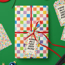 Search for checkerboard wrapping paper Squares