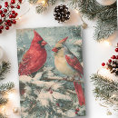 Search for cardinal tissue paper Vintage christmas