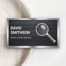 Search for private investigator business cards Consultant