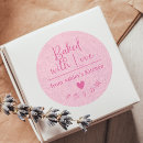Search for love script stickers Kraft paper