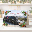 Search for train christmas cards Steam engine