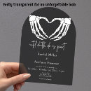 Search for skeleton hand invitations Black and white