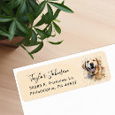 Search for yellow dog return address labels Animal lover