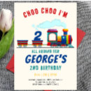 Search for choo invitations Chugga chugga two two