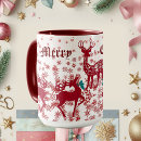 Search for nordic reindeer mugs Merry christmas