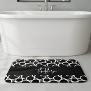 Search for white and black circle bath mats Pattern