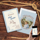 Search for blue buffalo plaid invitations Bronco