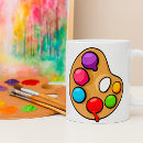 Search for artists palette mugs Creative